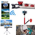 iBank(R)Selfie Stick + Bluetooth Shutter + Tripod + Fisheyes